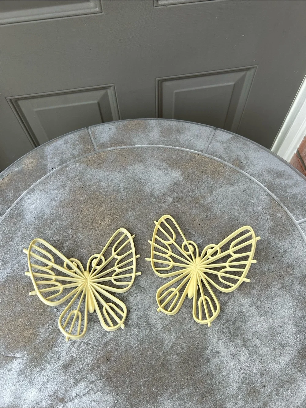 Vintage Home Interior Butterfly Wall Decor Set of 2